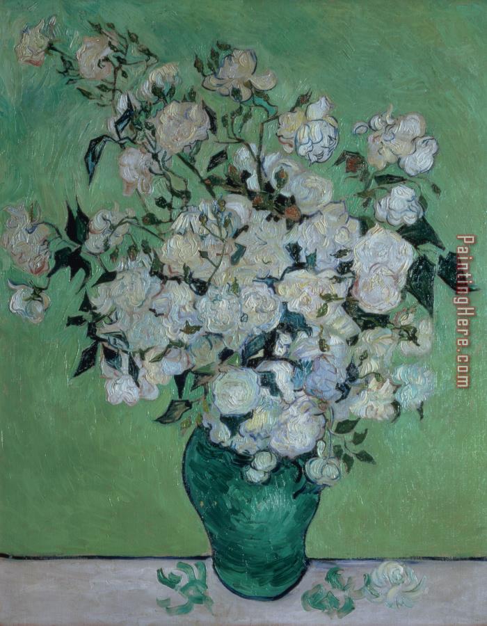 Vincent van Gogh A Vase of Roses